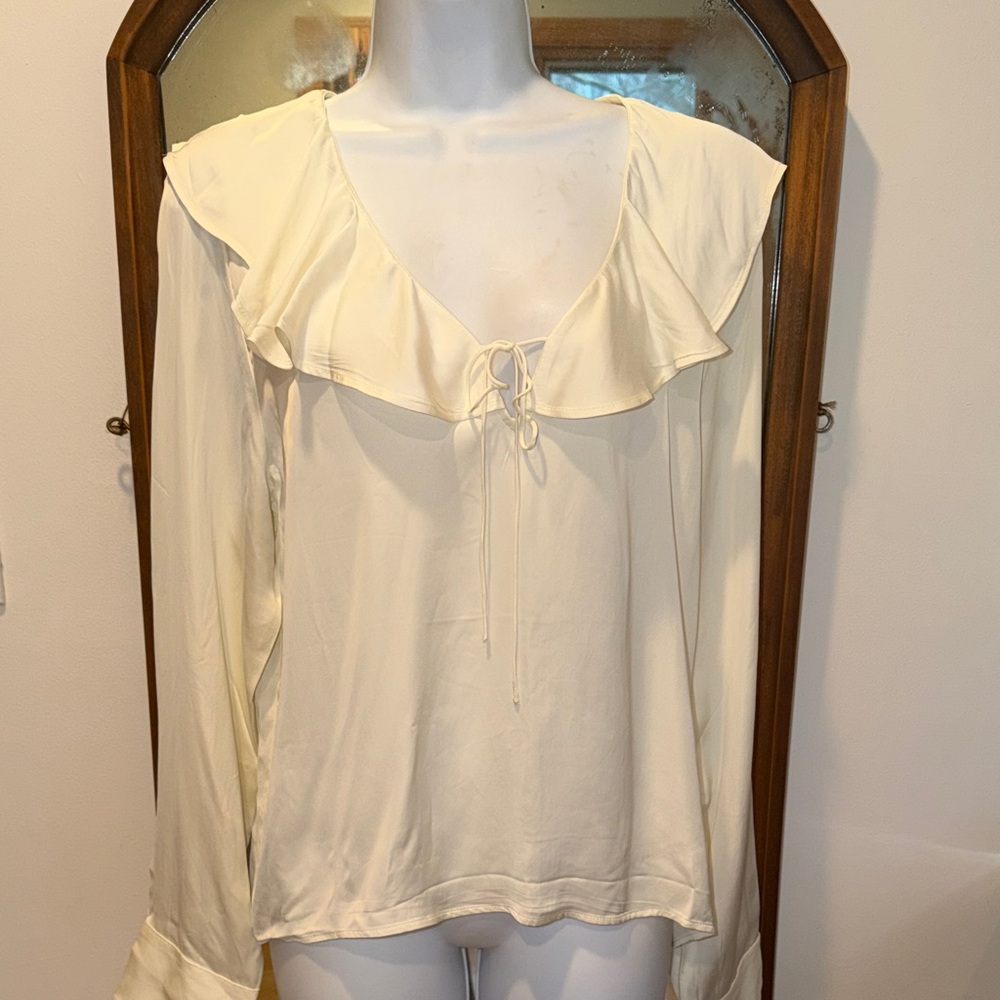 J. Crew Goldie Top in Satin NWT M